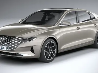 Hyundai Azera 2023 3D model