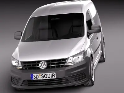 Volkswagen Caddy Cargo VAN 2016 3D model