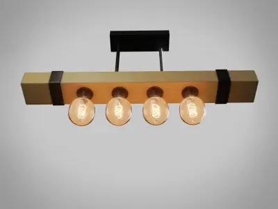 Ceiling Light 10 Low-poly 3D model