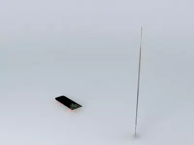 Simple skateboard design Free 3D model