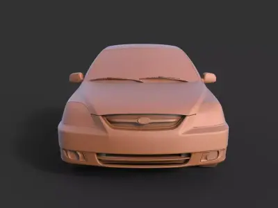 Kia Rio 2006 3D print model