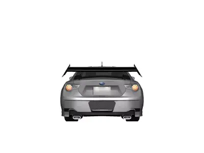 SUBARU BRZ Low-poly 3D model