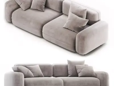 Felt Sofa 3D model