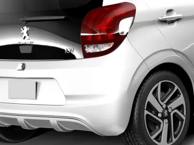 Peugeot 108 5-door 2015 3D model