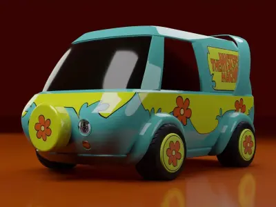 Mystery Machine 3D model 3D model