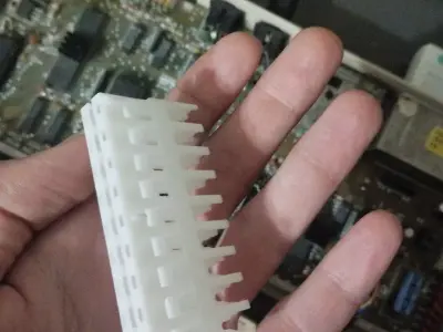 Digifiz 993709100 AMP 926505 Sockets Black and White 3D print model