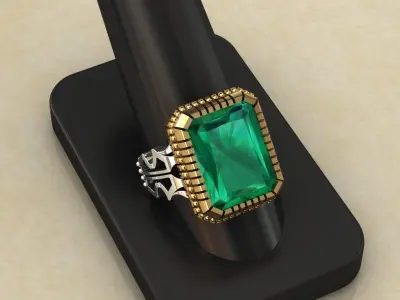 men ring size 65 3D print model