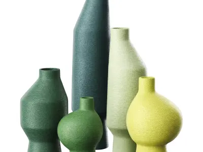 Vase Pot Low-poly 3D model