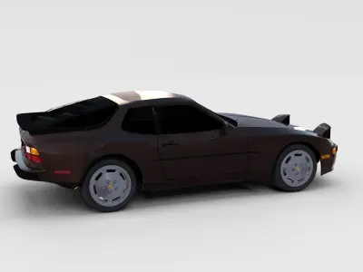 Porsche 944 Pack 3D model