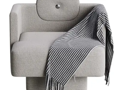 Ashby armchair 3D model