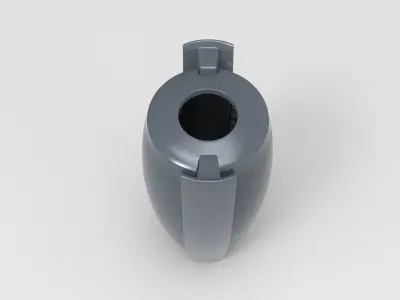 Crab Litter Bin Low-poly 3D model