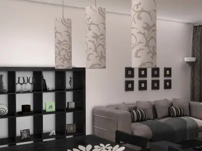Living room 3D model