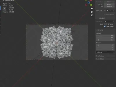 religion kaleidoscope decorative accessories 3D model