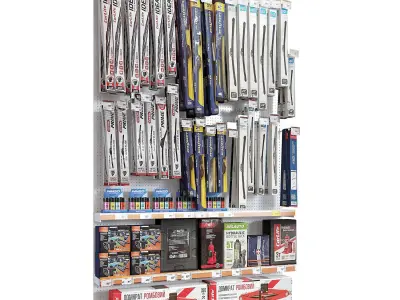 Car accessories 2 3D model