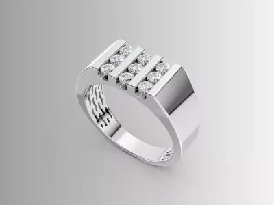 rings008 3D print model