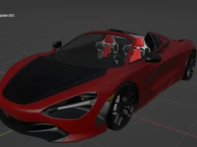 Mclaren 720s Spider 3D model by daniel-ciocarlan