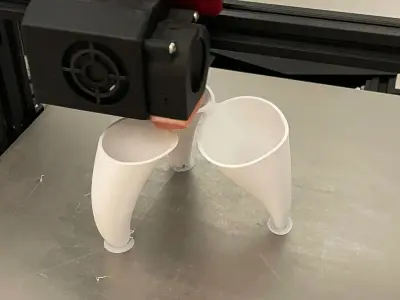 Tooth Dentist Vase 3D Print model 3D print model