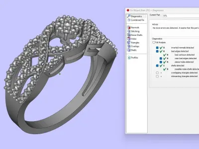 solitaire ring 3D print model