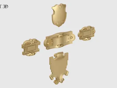 Mini Cartouche Set 3D print model