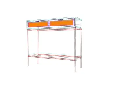 Mueble recibidor esterilla 3D print model
