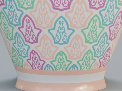 Vase40 chinese porcelain vase - chinese porcelain vase 3D model