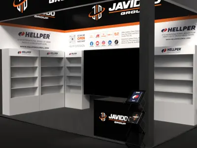 Stand Low-poly 3D model