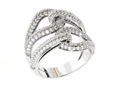 fancy ring 3D print model