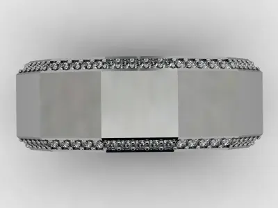 Man wedding band 3D print model