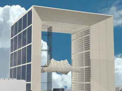 Paris Arche 3D model