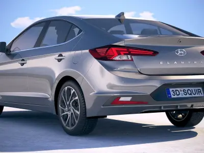 Hyundai Elantra 2019 3D model