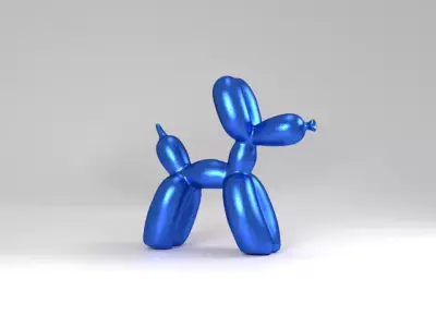 Balloon Dog Jeff Koons 3D model