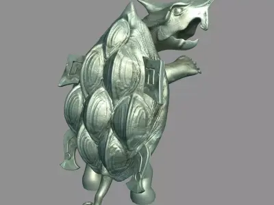 Gang Indoor - Feng Shui Array - Basalt Stone 3D model