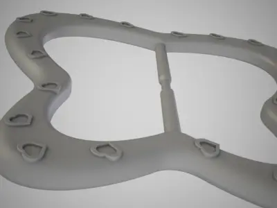 Butterfly Buckle 3D print model