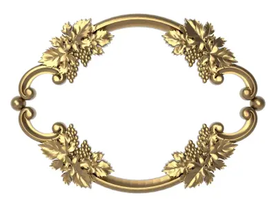Carved Picture Frame 3D model 89