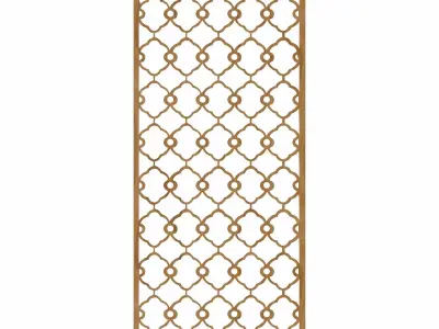 Decorative panel STL 3D model 30