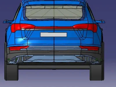 Audi model suv 3D model