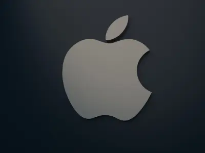 Apple logo 3D model
