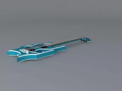 Neptun guitar Free 3D model