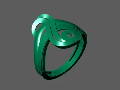 Plain Ring Women Ready STL 3DM Models Womens Rings 3D models 3D print model 4