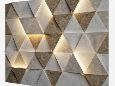 Wall Panel 8 3D model