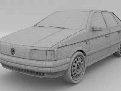 Volkswagen Passat B3 rev 3D model
