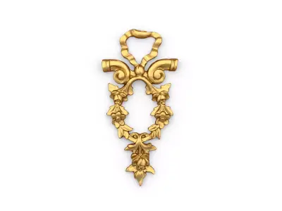 Classic carved decor ornament 484  3D print model