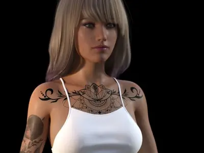 Game Ready Download Your Rigged Alisha Animated Model 3D model