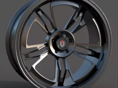 CAR WHEEL 011 3D model