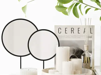 Decorative Set 241 Low-poly 3D model