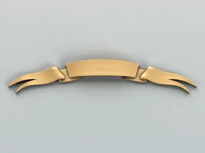 Decorative Ribbon 009 3D model