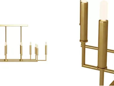 Charlotte Chandelier 3D model