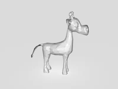 Giraffe Low-poly Low-poly 3D model purchase