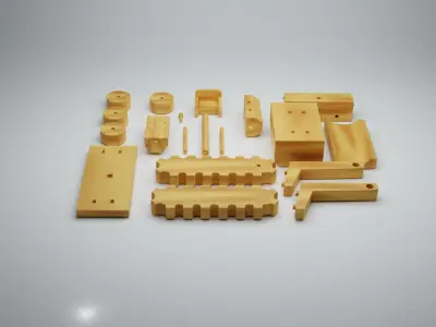 Bulldozer toys 3D print model