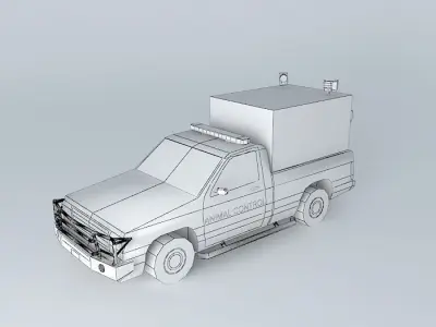animal control vehicle Free 3D model